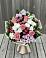 Букет цветов из: Альстромерии, Гвоздики, Розы и Хризантемы в Кулаково