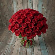 Букет 55 Красных роз Фридом #REPLACE_PRED# Кулаково