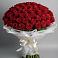 Букет 101 Красная роза Блэк Мэджик в Кулаково