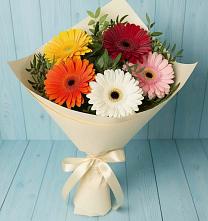 Букет цветов из:  Герберы в Кулаково