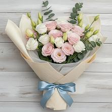 Букет цветов из:  Лизиантусы в Кулаково