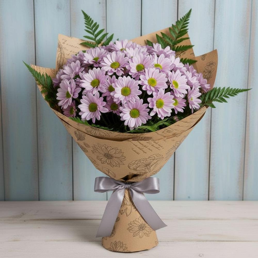 Букет цветов из: Хризантемы в Кулаково