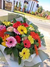 Букет цветов из:  Герберы #REPLACE_PRED# Кулаково