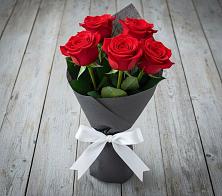 Букет 5 Красных роз Эдлесс Лав #REPLACE_PRED# Кулаково