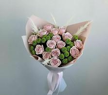Букет цветов из:  Розы и Хризантемы в Кулаково