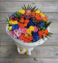 Букет цветов из:  Розы и Хризантемы в Кулаково