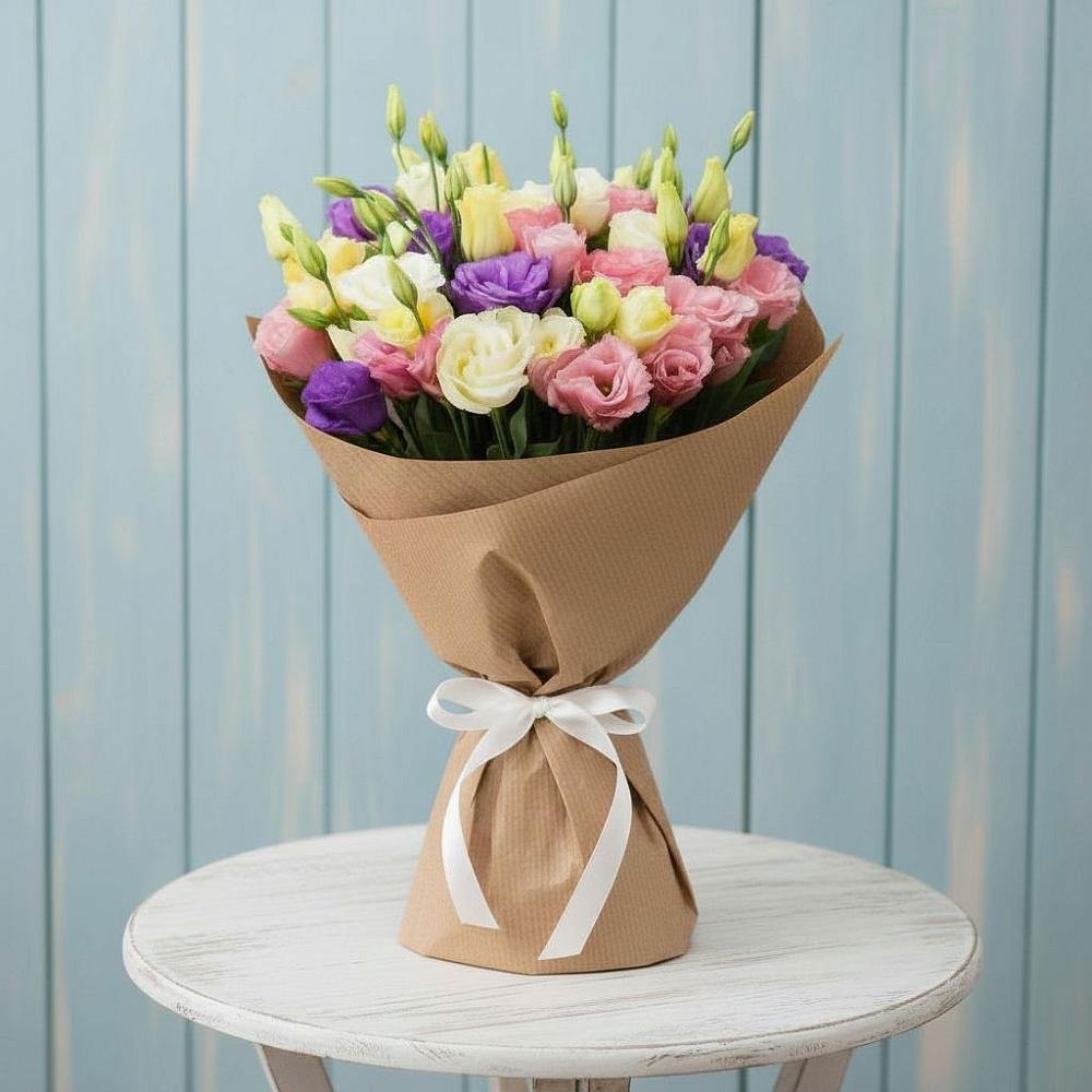 Букет цветов из: Лизиантусы в Кулаково