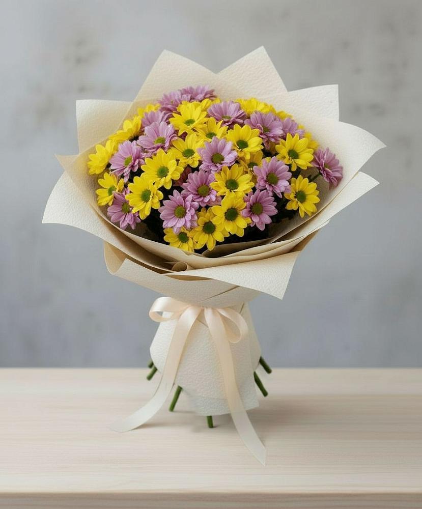 Букет цветов из: Хризантемы в Кулаково